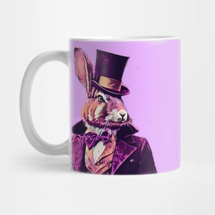 The Victorian Portrait, Vintage Bunny, Art, Vintage Bunny Portrait Mug